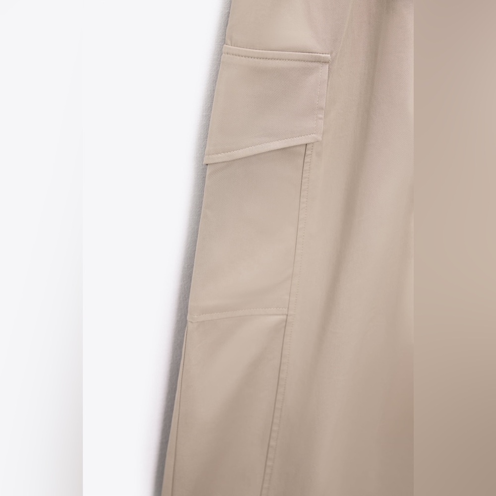 NWT! Zara Full Length Gabardine Jumpsuit - Picture 11 of 11